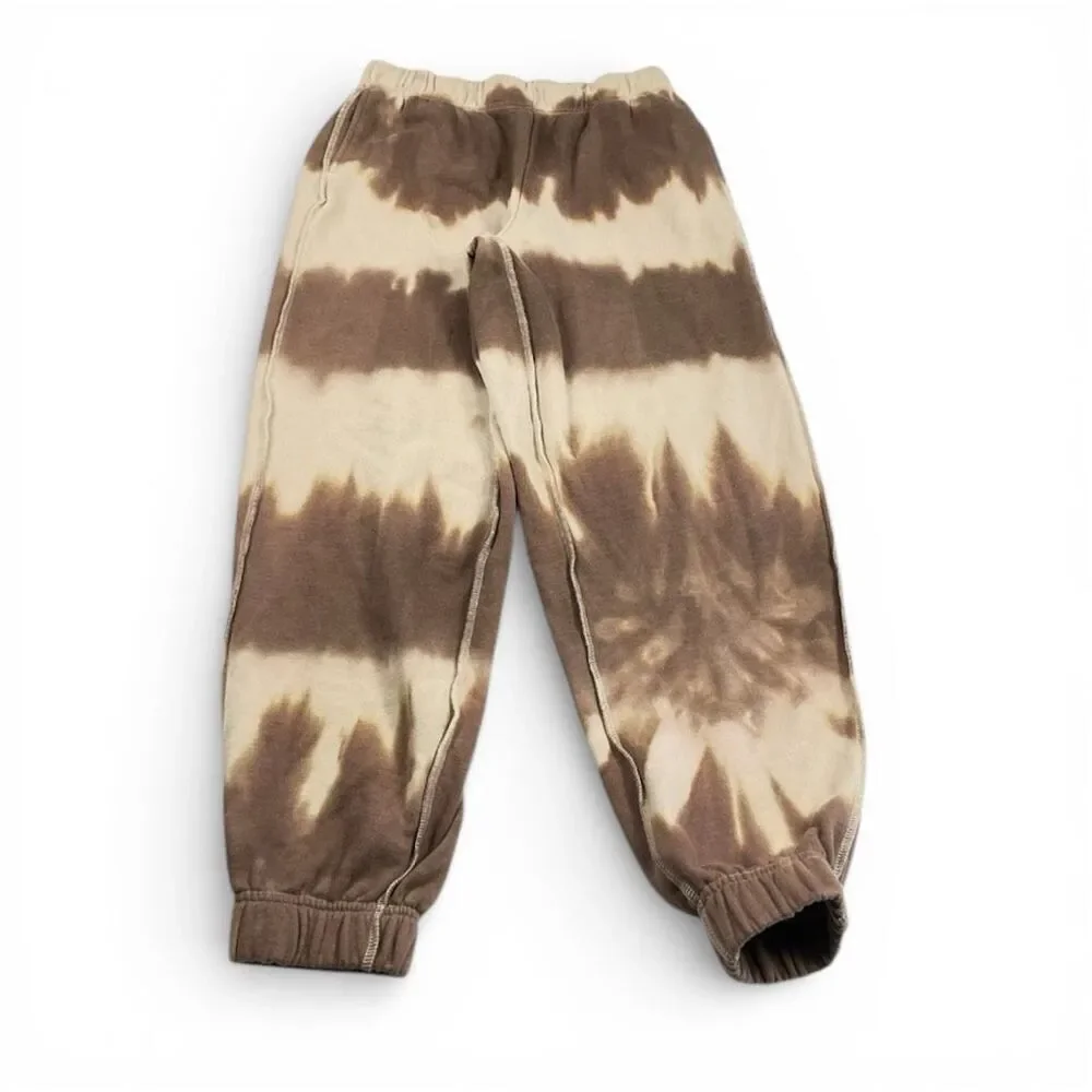 Pacsun Womens Y2K Jogger Sweatpants Tie Dye Fleece Cozy Lounge Boho Streetwear S